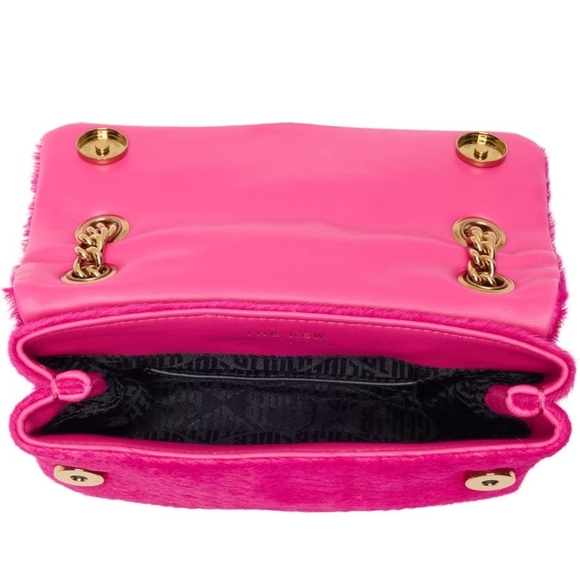 Kurt Geiger Luxurious Pink Handbag with Gold Accents - Picture 6 of 16